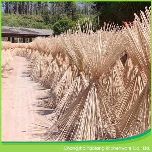 Round Mao Bamboo Barbecue Sticks 5.0mm Diameter Eco friendly