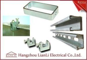 China Steel Unistrut Channel Hot Dip Strut Channel Fittings Slotted or None - Slotted wholesale