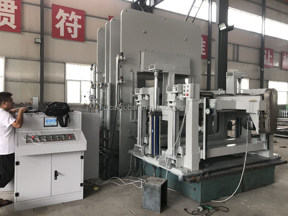 High Technology Brake Pads Making Machine with 4.00-5.00MN Nominal Molding Power