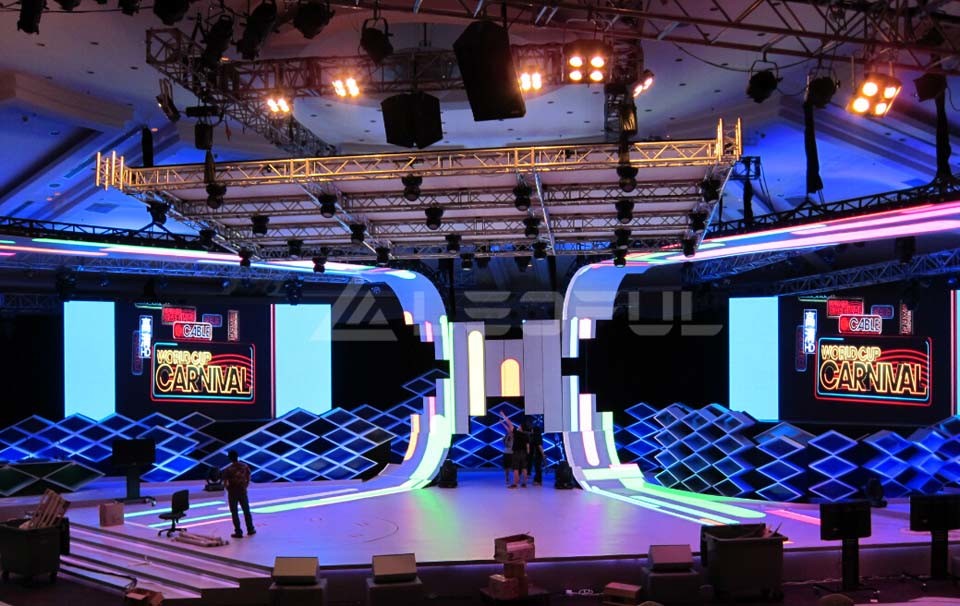P1.86mm GOB outdoor lED screen hire SMD1515 For Stage Background