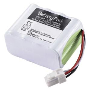 China 2100mAh 9.6v Nihon Kohden Battery White For NKB-302 X064 OPV-1500 OPV-1500K wholesale