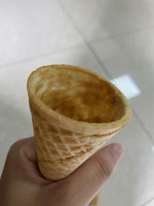 China 12kg/h Commercial Gas Ice Cream Cone Wafer Biscuit Machine wholesale