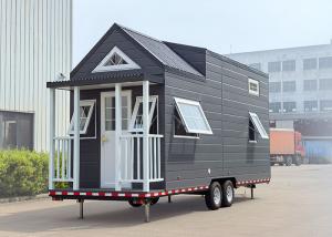 China Mini Travel Trailer Homes Tiny Houses On Wheels With Bedroom Bathroom wholesale
