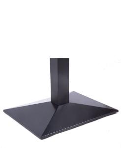China 2505 Bistro Table Base Black Powder Coated Steel Table Legs For Living Room Dining wholesale