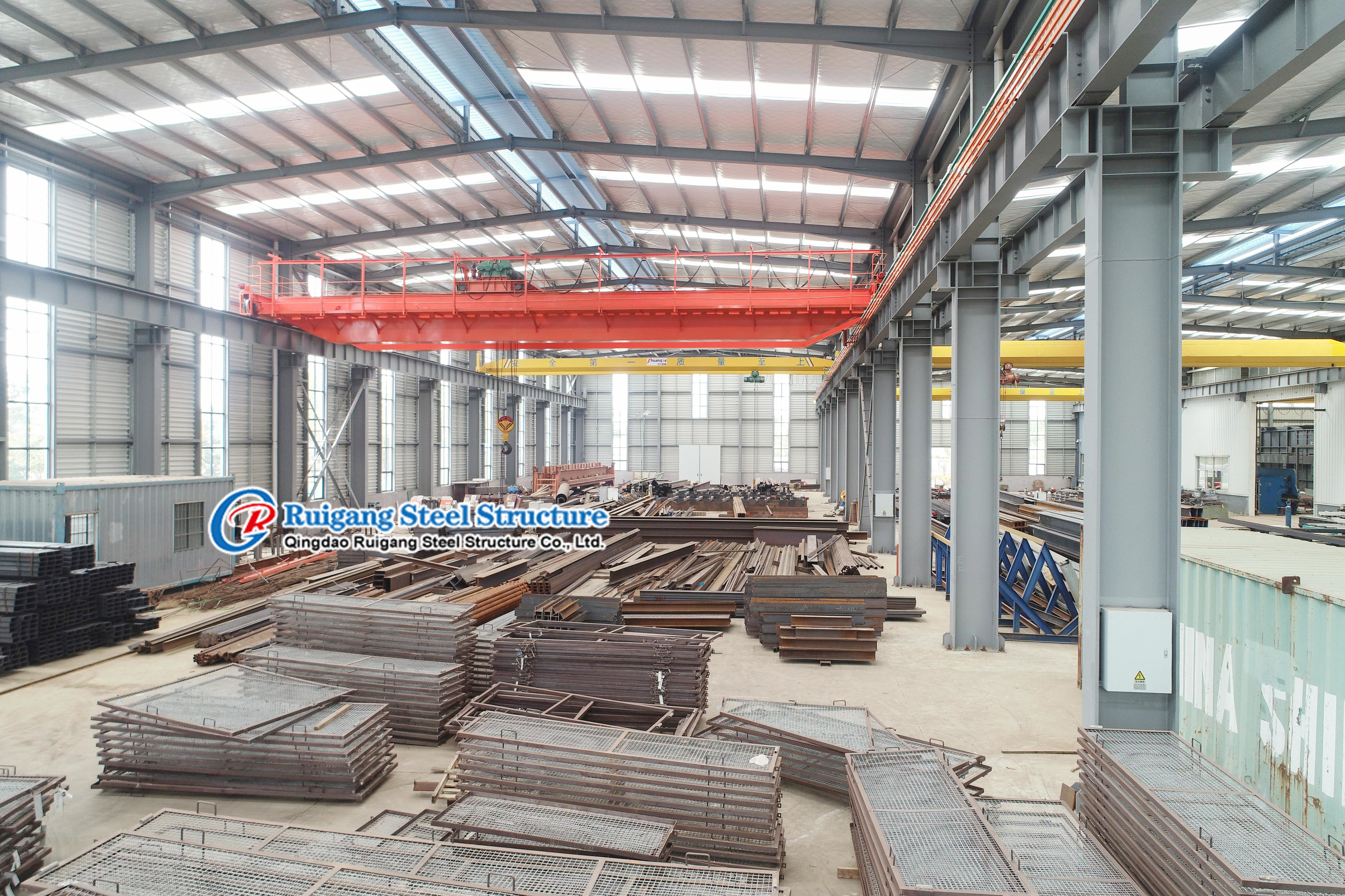 Metal Light Weight Prefab Structural Steel Office Building / Hangar / Workshop /Warehouse