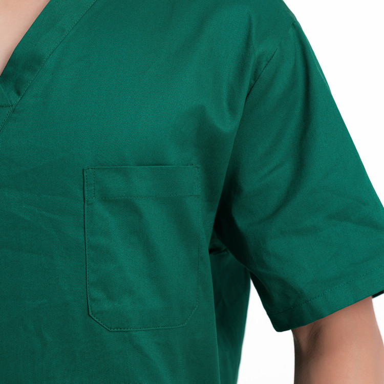 Green Men Scrub Suit Uniforms Short Sleeve M L XL XXL 3XL 4XL