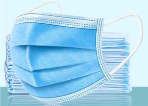 China Anti Virus Disposable Surgical Masks Three Ply Face Mask Non Allergenic wholesale