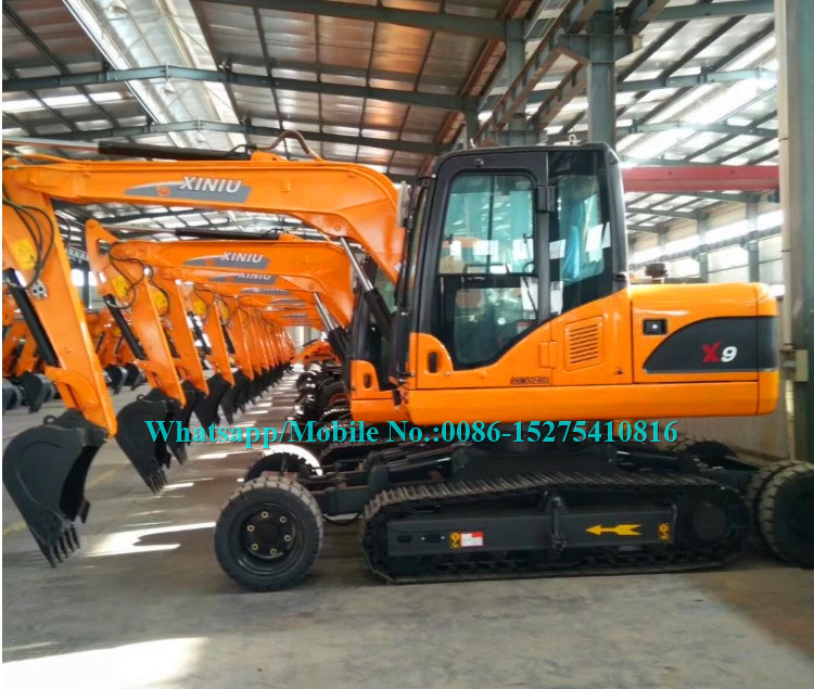 Wheel Digger Heavy Earth Moving Machinery Used In Construction Sites X8 8 Ton