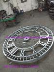 four 4 sides outdoor building clocks 39inch 59 inch 6 feet diameters - Good