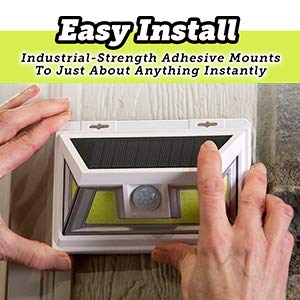 Solar Powered LED Motion Activated Security Light