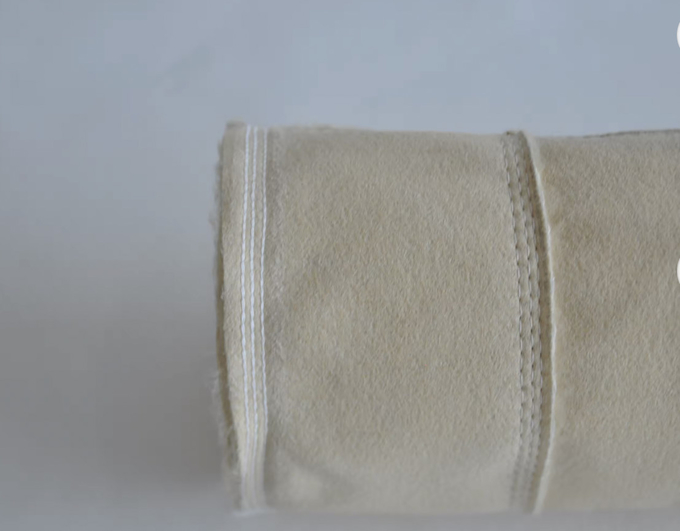 500gsm Industrial Dust Collector Filter Bags 100% Pure Polyester Needle Felt Filter Cloth