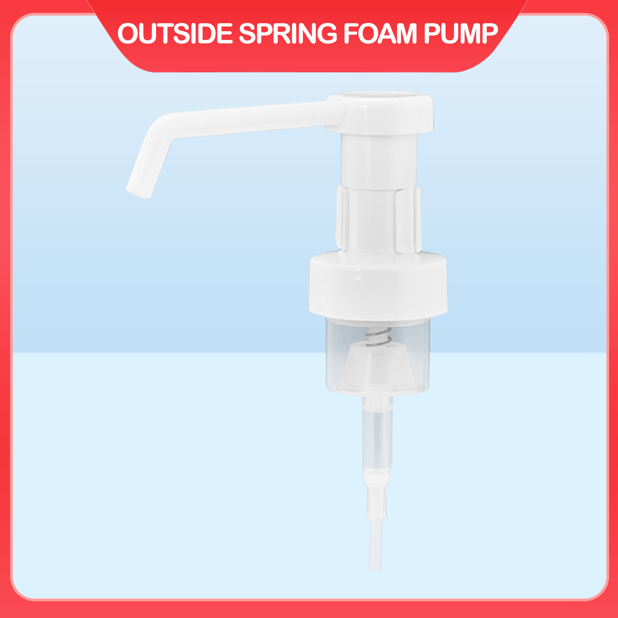 Transparent Plastic Foam Dispensing Pump for Accurate and Controlled Dispensing