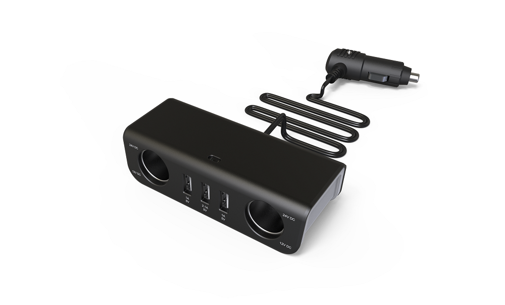 Cigarette Lighter Adaptor Quick Charge USB A and C Car Charger for iPhone Huawei etc