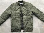 Plastic PU Leather Coat Fatigue Quilted Polyester Padded Bomber Puffer Jacket