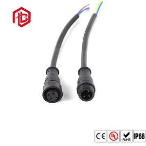 China LED Strip 4 Pin M15 PVC Watertight Cable Connector wholesale