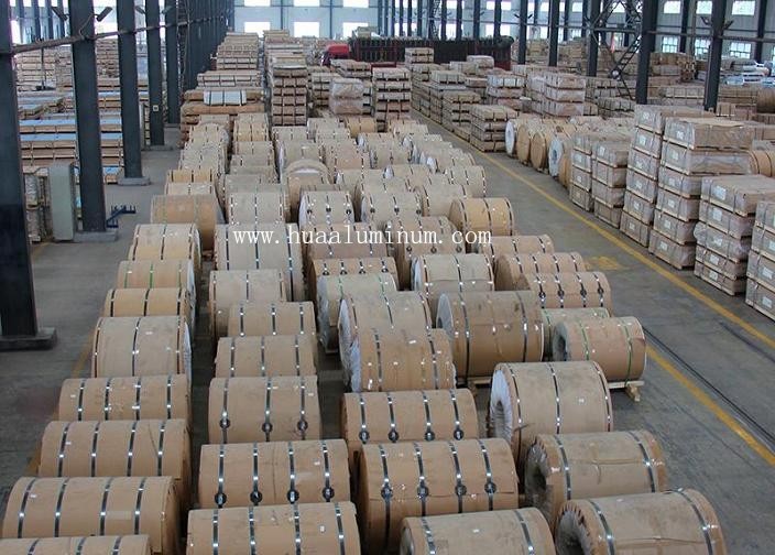 H116 6mm Tickness Painted Aluminum Coil With Blue Color Coated