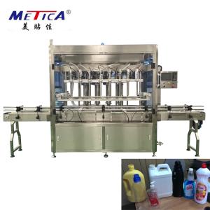 China 2000bph-3000bph Laundry Detergent Filling Machine , 3kw Bleach filling machine wholesale