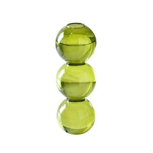 China Logo Printing Decorative Laminated Ball Glass Vases wholesale