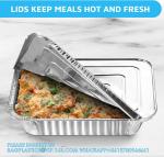 9x13 Tins For Cooking, Baking & Catering Heavy Duty Disposable Cookware Steam