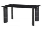 150cm Glass 6 Seater 62kgs Modern Dining Room Sets