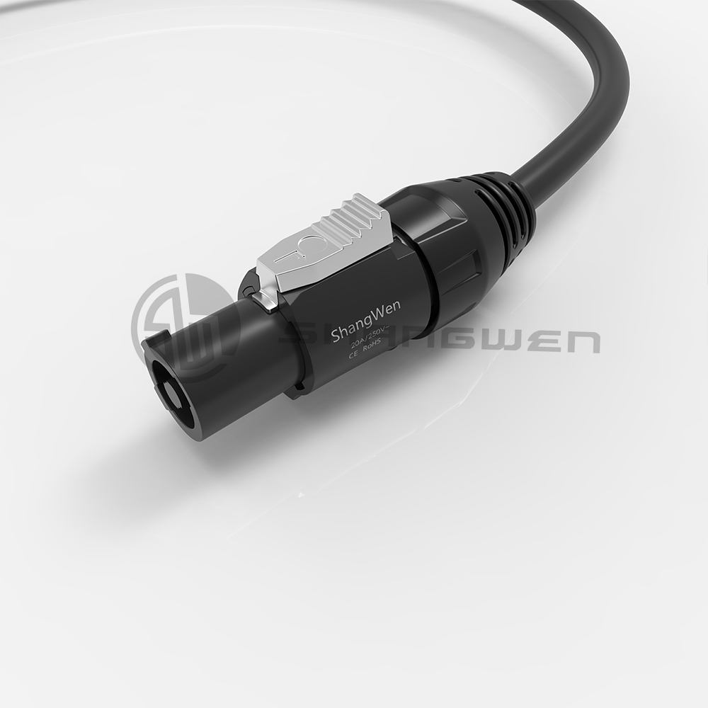Outdoor Powercon Connector Coupler Male Adapter Power Connector For Linking Cables