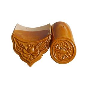 China Asian garden kiosk glazed roof tiles wholesale