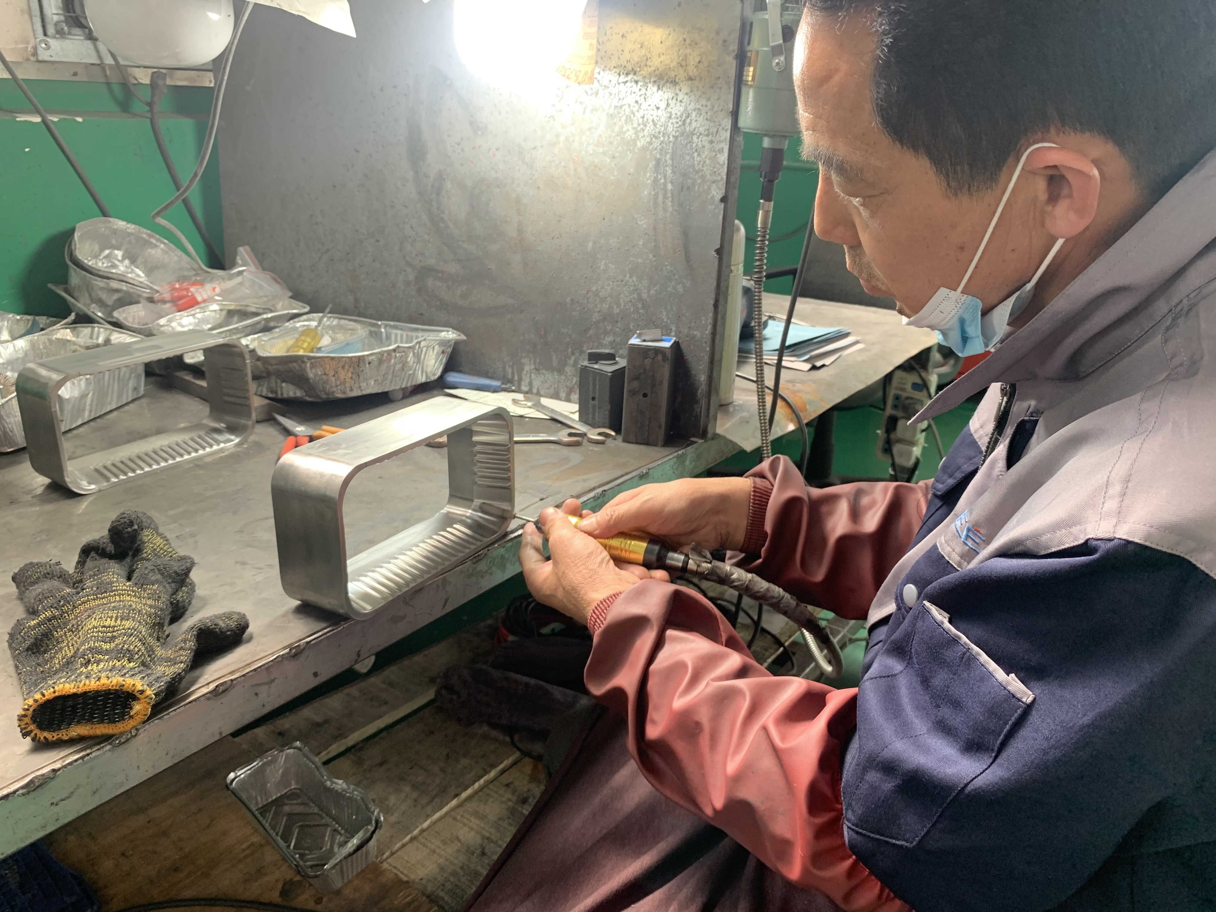 Steel 4 Cavities Aluminum Foil Container Mould High Productivity