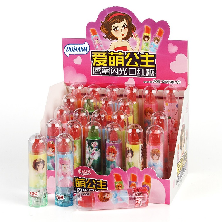 Lipstick Shape CC Stick Candy Mixed Colors Healthy Hard HALAL