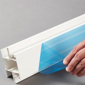 China HNHN UPVC 1220mm Extrusion Profile Protection Tape Exterior Door Use wholesale