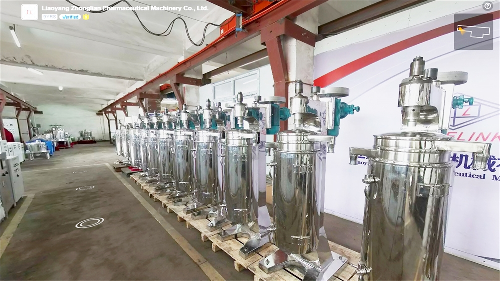 Zhonglian Factory direct rock salt (nacl) industrial centrifuge separator oil filter for Mineral powder dehydration