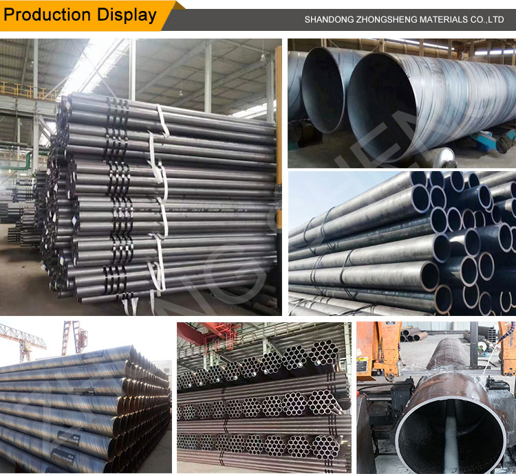 ASTM A53 A36 Schedule 40 Carbon Steel ERW Welded Structure Pipe for Construction Technical Square Rectangular Round