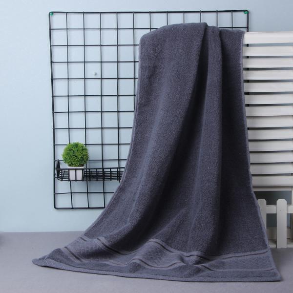 100% Organic Cotton Rectangle Bath Towels Set for Home Hotel Commercial White Linen