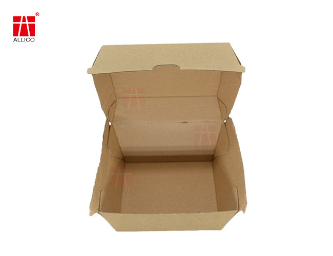 Small Brown Kraft Corrugated Mailing Boxes Die Cut AB Flute