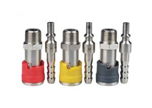 China Brass Close Type Pneumatic Quick Coupling 1.0Mpa Male Connection wholesale