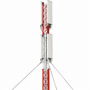 China Galvanized Tubular Steel Radio Antenna Guyed Cell Tower Mast ASTMA123 wholesale