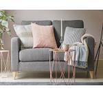 180*105*62cm Solid Wood Frame Sectional Sofa Customized Design