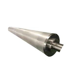 China Stainless Steel Roller Shaft Fabric Loom Water Jet Loom Parts 100MM Flange wholesale