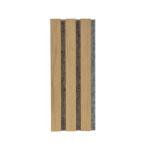 Bespoke Soundproof Solid Wood Slat Acoustic Panels 21mm Thickness 0.85 NRC