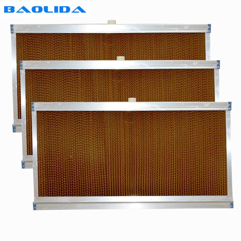 Evaporative Fan And Pad Cooling System For Greenhouse Agricultural Equipment