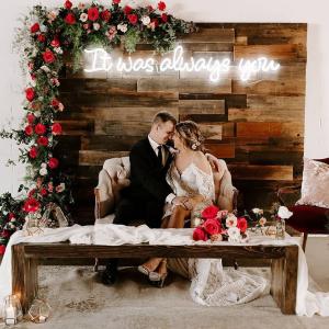 China Free Design Warm Romantic Custom Made LED Letter Wedding Neon Light Neon Signs wholesale