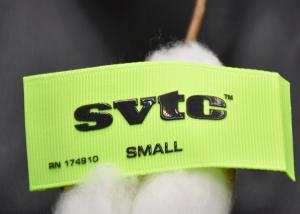 China Sew On Custom Brand Logo Silicone Clothing Labels Washable 3D Printed wholesale