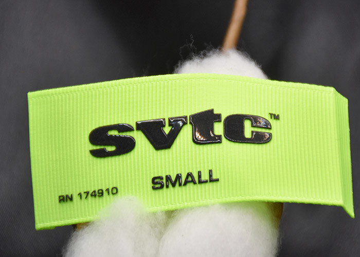 Sew On Custom Brand Logo Silicone Clothing Labels Washable 3D Printed