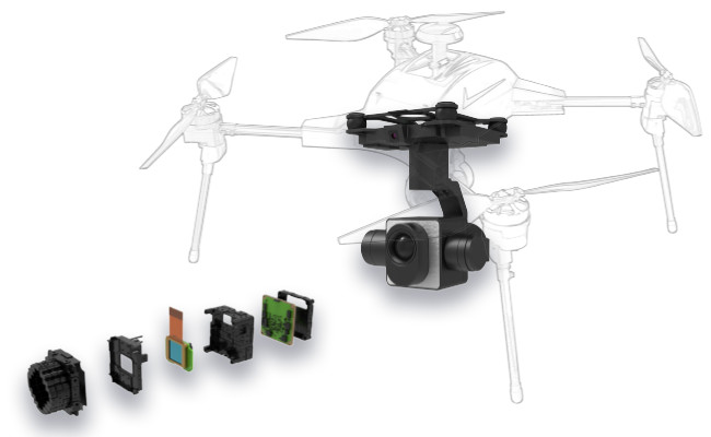 PLUG612R Uncooled Drone Thermal Camera Core for Firefighting Rescuse