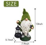 13 Inch Gnome Statue Battery Operated LED Christmas Lights