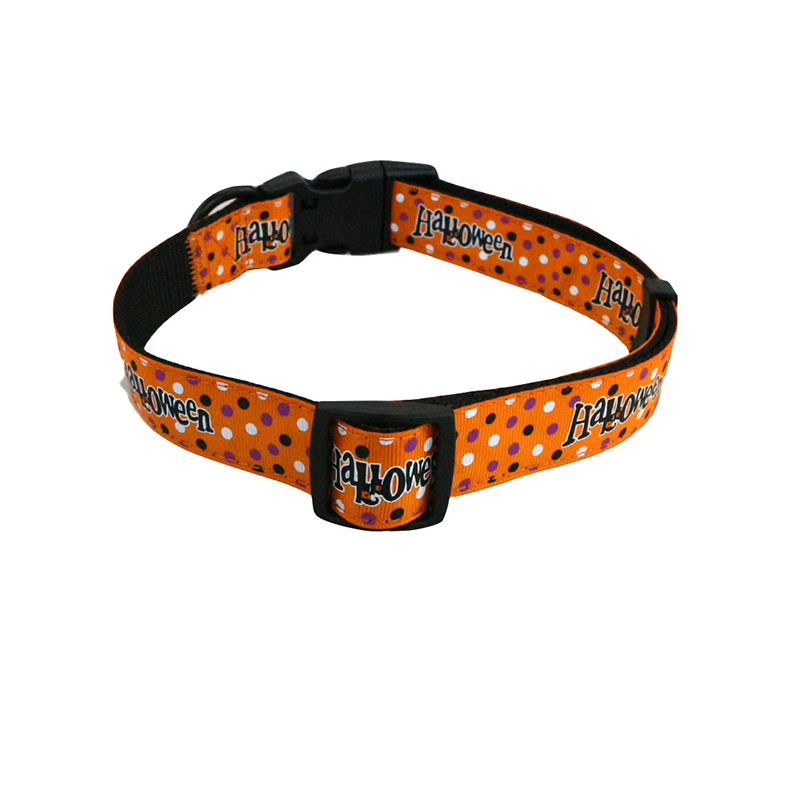 Reflective Design Personalized Pet Collars Flame Retardant Luxury Dog Collars
