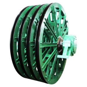 China Cast Steel #45 Mining 1000mm Head Sheave Wheel Pulley wholesale