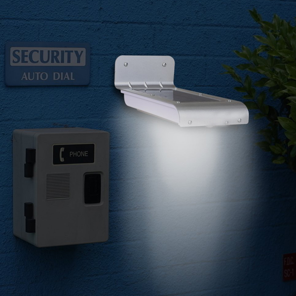 16 LED outdoor light waterproof solar powered led wall light with sensor