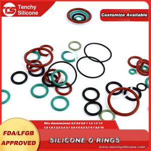 China Custom Food Grade Standard Silicone Rubber O Rings / NBR EPDM FKM O Rings wholesale