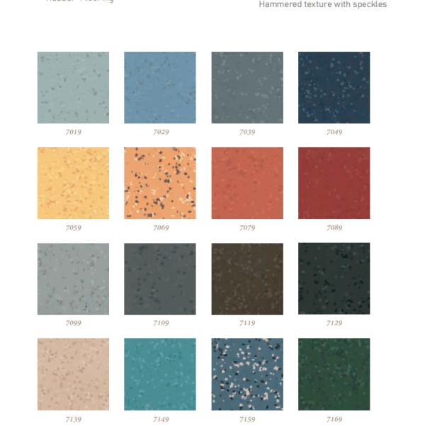 Flame Retardant Floor Cloth for Railway Interior / EN45545 HL3 Rubber Floor Covering for Metro Car