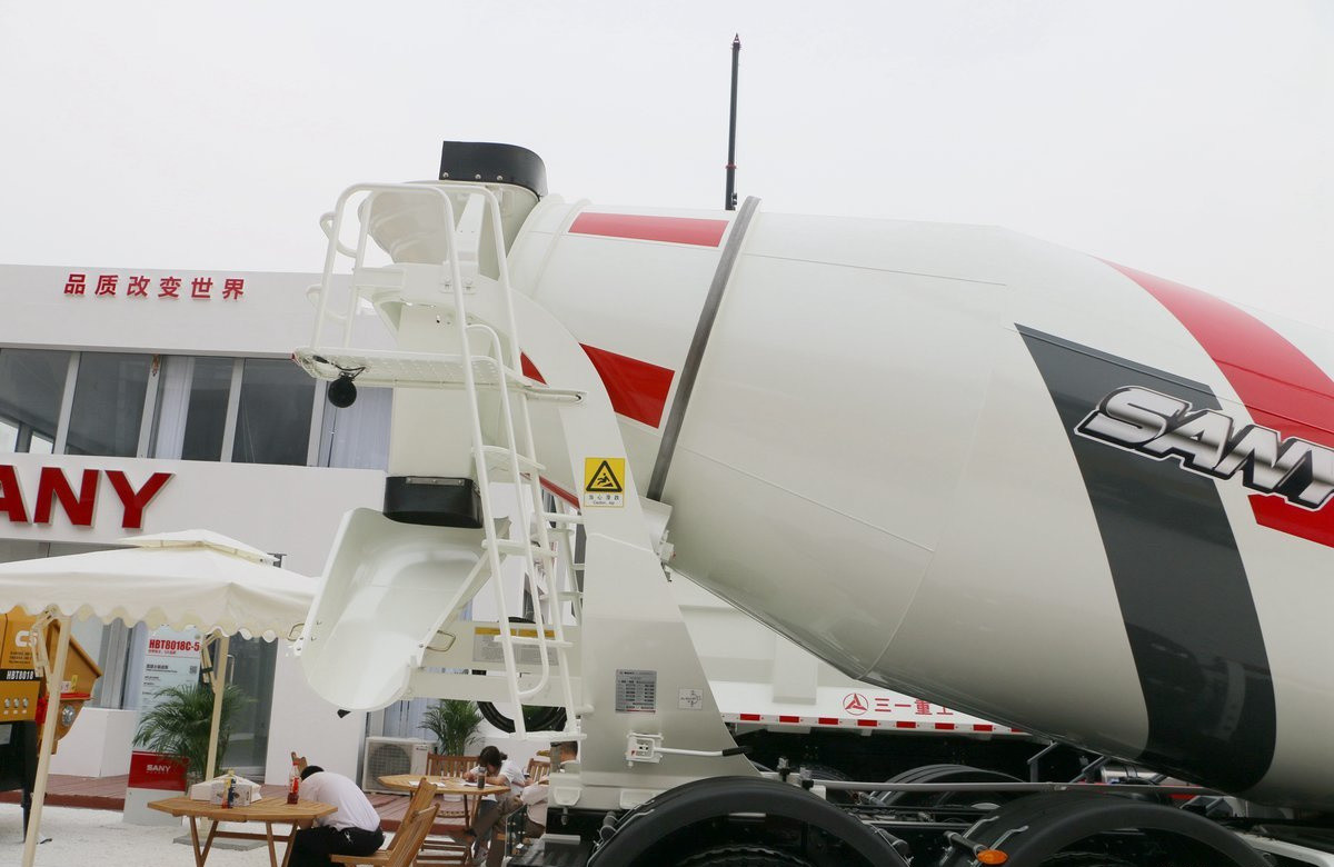 Concrete Trucks For Sale Sany Mixer Truck 8m³ Tanker Capacity 313hp Engine Fast Transmission